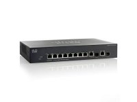  Cisco SG300-10 8 ports 10/ 100/ 1000Mbps + 2 combo-port 10/ 100/ 1000Mbp/ SFP (SRW2008-K9