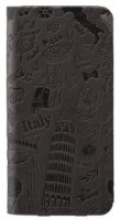   Ozaki O!coat Travel leather folio case with pocket Rome OC569RM