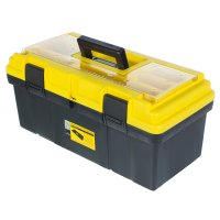 Ящик для инструмента Systec 240 х 230 х 500 мм, пластик, цвет черно-желтый