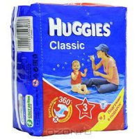 Huggies  "Classic" Small 3-6  (17+2 ) 5029053543055