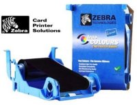  Zebra 800017-201 iSeries black monochrome ribbon cartridge for P1xx printers, 1000 images