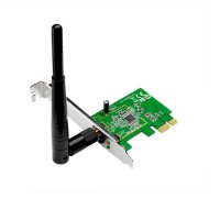 ASUS PCE-N10 WiFi Adapter PCI-E (PCI-Ex1, WLAN 150Mbps, 802.11bgn) 1x ext Antenna