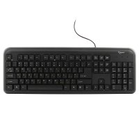 Клавиатура Gembird KB-8300UM-BL-R Black (USB) 108 КЛ+15 КЛ М/Мед влагозащита