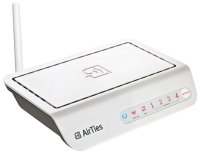 AirTies AIR 4340  WiFi 802.11 b/g/n, 150Mbps, 4xLAN 10/100, 1xWAN