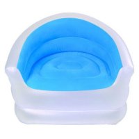 Надувное пляжное кресло Jilong Relax Colour-Splash Blue-White JL037257N