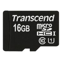   Micro SecureDigital Micro SecureDigital 16Gb HC Transcend class10, UHS-I (TS16GUSDU1) +