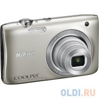  Nikon Coolpix S2900 Silver (20Mp, 5x zoom, SDXC, USB)