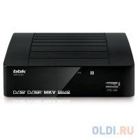 Цифровой телевизионный DVB-T2 ресивер BBK SMP012HDT2 черный