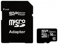 - Silicon Power  Superior microSDHC 16GB UHS Class 1 Class 10 + SD adapter 16 GB
