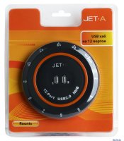  USB2.0 HUB 12  Jet.A JA-UH5 Rounts   