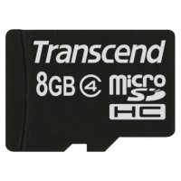   MicroSDHC 8GB Transcend Class4 no Adapter (TS8GUSDC4)