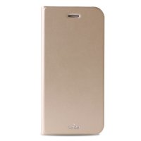 Чехол PURO IPC647BOOKC1GOLD для iPhone 6 4.7" эко-кожа золотой
