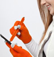 Стилус для планшета DRESS Cote Bangle гнущийся ремешок на руку, оранжевый