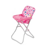Кукольный стул для кормления Demi Baby розовый