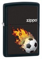 ZIPPO Soccer Black Matte,    ., , , 36  56  12 