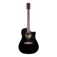   FENDER CD-60CE DREADNOUGHT BLACK W/FISHMAN MINIQ PREAMP