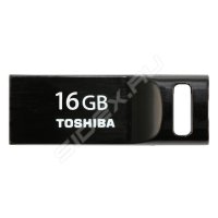   16GB USB Drive (USB 2.0) Toshiba Suruga Mini black (THNU16SIPBLK(6)