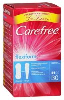 Ежедневные воздухопроницаемые прокладки Carefree FlexiForm, 30 шт