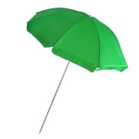 Зонт пляжный GREENHOUSE UM-PL160-3/200 с наклоном, полиэстер, цвет зеленый, 220 х 200 см