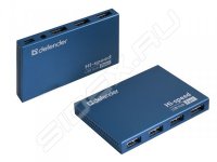 Defender USB QUADRO SEPTIMA SLIM USB 2.0, 7 порта, (с адап. 2 А)