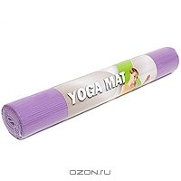 Коврик для йоги "Iron Body", цвет: фиолетовый, 172 см х 61 см х 0,3 см