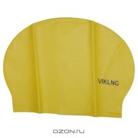 Шапочка для плавания "Viking T09", латексная, цвет: желтый