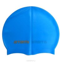 Шапочка для плавания "ATEMI", силиконовая, цвет: голубой. Т C 403