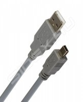 Кабель USB-miniUSB 1.8 м (Smartbuy K640-40) (серый)