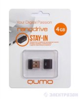  Qumo Nanodrive (QM4GUD-NANO-B) USB2.0 Flash Drive 4Gb (RTL)
