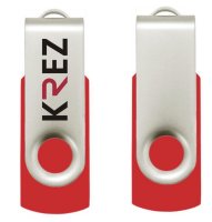  USB Flash Drive 8Gb - KREZ 401 Red KREZ401R8