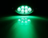 Lamptron 6-Cluster Lazer LED Green