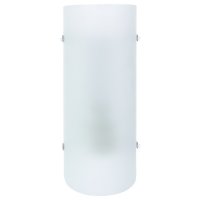 Светильник настенно-потолочный Hanko 1xE27x60 Вт, стекло, цвет матовый/белый