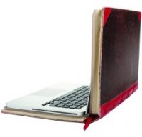 TwelveSouth BookBook Red Чехол для MacBook Pro 17",кожа, в виде книги (12-1006)