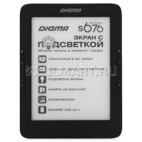   Digma S676 6" E-Ink Carta 1024x758 Touch Screen 600MHz 128Mb/4Gb/microSDHC/frontli