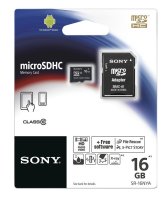   MicroSD 16Gb Sony (SR16NYAT) Class 10/UHS-I microSDHC + SD 