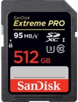   SanDisk Extreme Pro 512Gb SDXC UHS-I U3 (95/90 MB/s), SDSDXPA-512G-G46