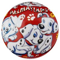 Мяч Dema-still "Далматинцы", цвет: красный, 23 см