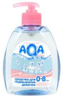 AQA baby Средство для подмывания девочек, от 0 до 8 лет, 300 мл