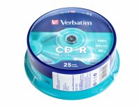 Оптический диск CD-R Verbatim 700 МБ 52x cake box ( 43432 ) 25 шт.