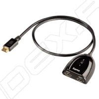Переключатель HDMI 2 x 1 Hama H-42553