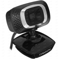 Веб-Камера Canyon CNE-CWC3 черный-серебристый