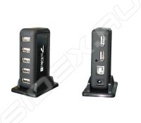  USB 2.0 Orient KE-700NP (7 Port, c  1xUSB (5V, 2A),    