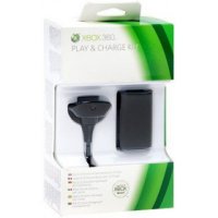 Зарядное устройство для Microsoft Xbox 360 Комплект: шнур д/контроллера + аккумулятор (B4Y-00037) че