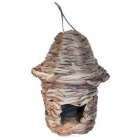 Гнездо-домик для птиц "Гамма", с фигурной крышей