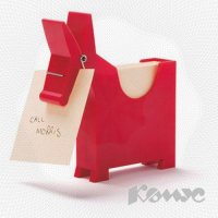 Подставка для листков "Morris Memo", цвет: красный