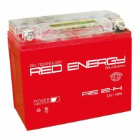 Red Energy Аккумулятор мотоциклетный Гелевый RE1214 YTX14-BS 12V 12Ah Gel