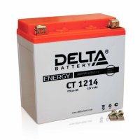DELTA Аккумулятор мотоциклетный CT1214 YTX14-BS 12V 14Ah AGM(залит и готов к применению)