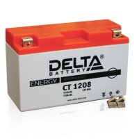 DELTA Аккумулятор мотоциклетный CT1208 YT7B-BS 12V 8Ah AGM(залит и готов к применению)