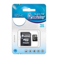   SmartBuy microSDHC Class 10 4GB + SD adapter