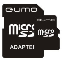 Qumo MicroSD 2Gb + SD adapter